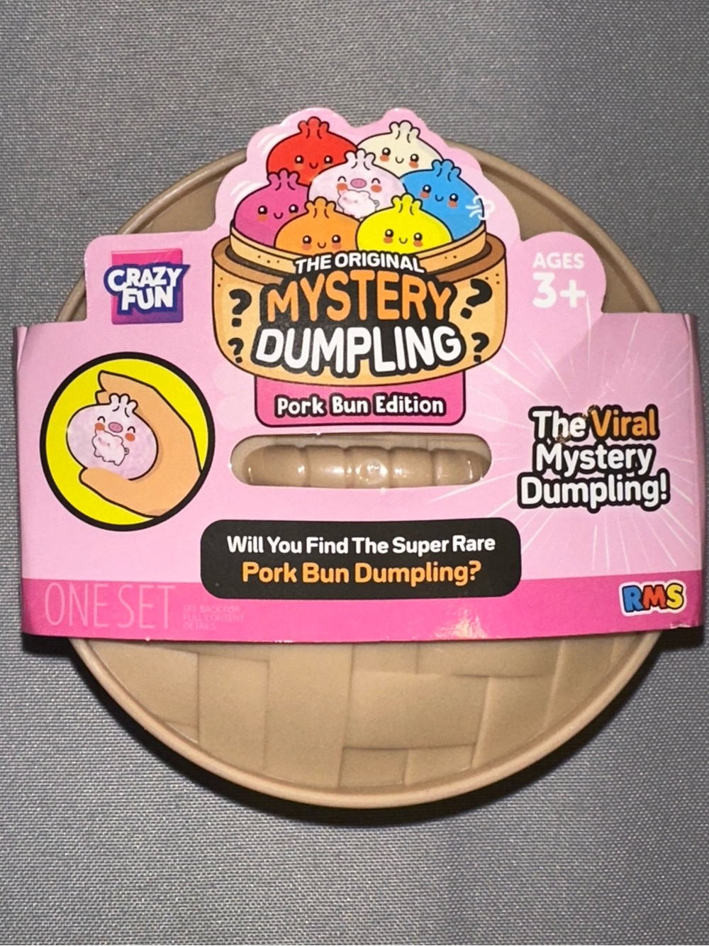 NEW RMS Crazy Fun Mystery Dumpling Bao Bun Squishy Pork Bun collection